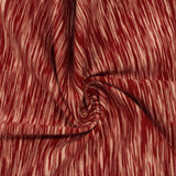 Dark Red Abstract Jersey Knit, Cotton — photo 3