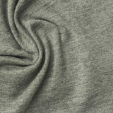Heather Grey Marl Interlock Knit, Poly-Spandex — photo 3