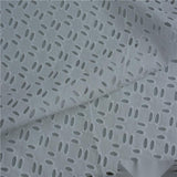 White Eyelet Woven, Cotton — photo 3