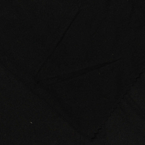 100% Polyester Knit Fabric, 90 gsm, 170 cm — Black, ref EF-236221