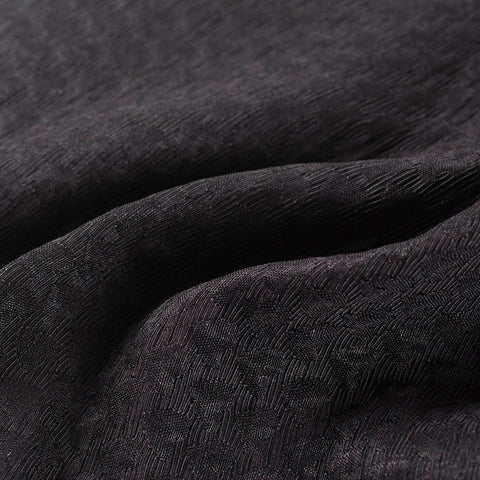 Black Tone-on-Tone Jacquard, Polyester, 419 gsm, 145 cm, ref EF-11527