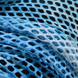 Yarn-Dyed Polyester Stretch Knit Fabric, 140 gsm, 160 cm — Navy — photo 3
