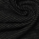 Dark Grey Marl Interlock Knit, Poly-Viscose — photo 3