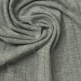 Heather Grey Marl Rib Knit, Tencel Lyocell — photo 3