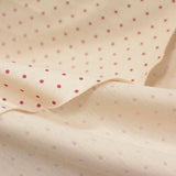 Burgundy Dots Jersey Knit, Cotton — photo 3