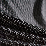 White Chevron Chunky Knit, Polyester — photo 3