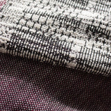 Red Plaid Jacquard, Poly-Cotton — photo 3