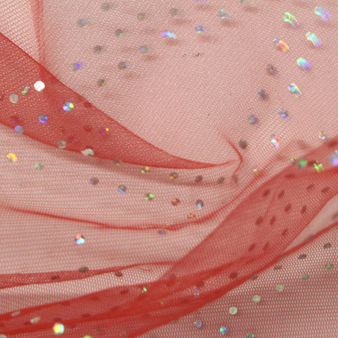 100% Polyester Mesh Fabric, 23 gsm, 150 cm — Pink