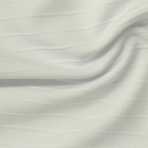 Off-White Tone-on-Tone Jacquard, Polyester, 290 gsm