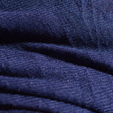 Jacquard Polyester Viscose Chunky Knit Fabric, 125 gsm, 157 cm — Navy — photo 3