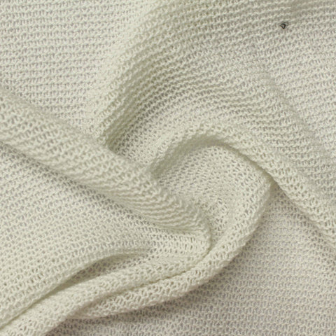 100% Polyester Chunky Knit Fabric, 235 gsm, 160 cm — Beige