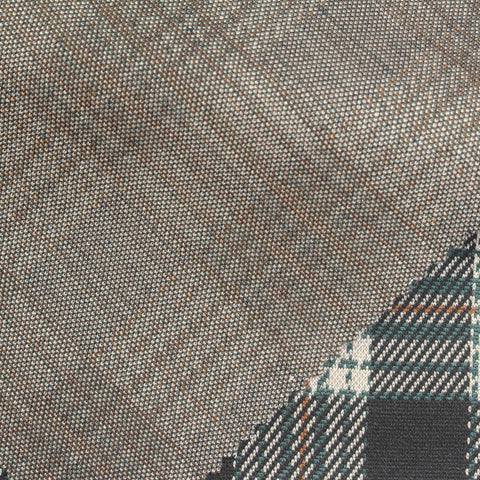Dark Grey Plaid Jacquard, Polyester, 365 gsm