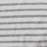 Grey Horizontal-Stripe Knit, Viscose — photo 3