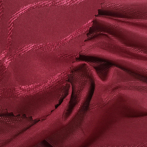 Red Tone-on-Tone Jacquard
