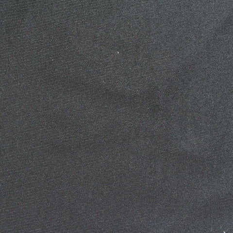 Polyester Stretch Warp Knit Fabric, 175 gsm, 150 cm — Black