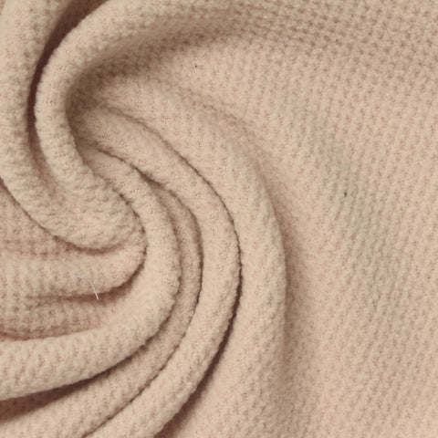100% Polyester Knit Fabric, 270 gsm, 170 cm — Beige