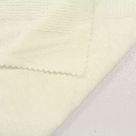 Cream Tone-on-Tone Jacquard, Poly-Cotton, 199 gsm