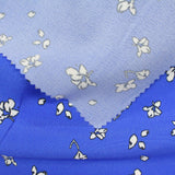 White Floral Woven, Viscose — photo 3
