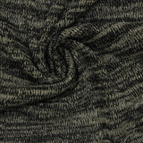 Black Marl Chunky Knit, Poly-Viscose — photo 3