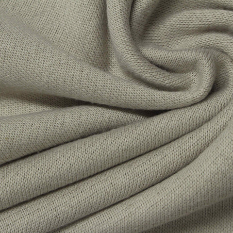 Light Grey Marl French Terry, Poly-Cotton, 240 gsm, 150 cm