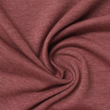 Heather Polyester Viscose Stretch French Terry Fabric, 210 gsm, 155 cm — Red — photo 3