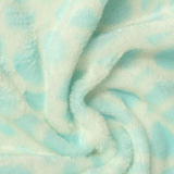 Light Blue Abstract Interlock Knit, Polyester — photo 3