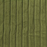 Brushed Polyester Stretch Rib Knit Fabric, 195 gsm, 160 cm — Green — photo 3