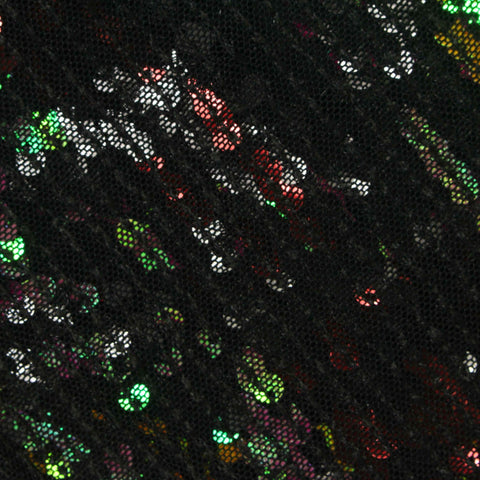 Black Horizontal-Stripe Knit, Polyester