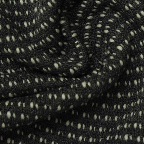 White Dots Chunky Knit, Poly-Cotton