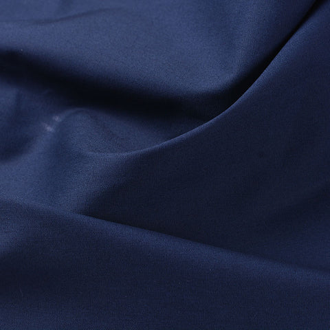 Navy Poplin, Cotton