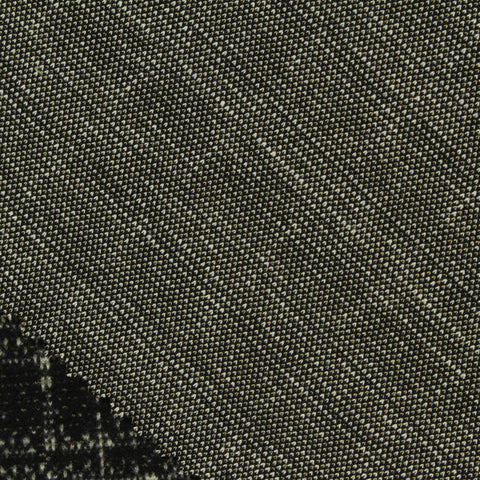 Black Check Jacquard, Poly-Viscose, 390 gsm