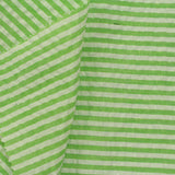 Polyester Cotton Seersucker Fabric, 120 gsm, 145 cm — Green — photo 3