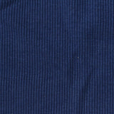 Cotton Polyester Stretch Rib Knit Fabric, 400 gsm, 130 cm — Navy — photo 3