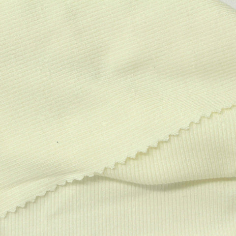 Modal Stretch Rib Knit Fabric, 200 gsm, 150 cm — Beige