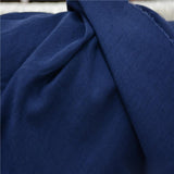 Polyester Viscose Woven Fabric, 170 gsm — Navy — photo 3