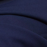 100% Polyester Linen-Look Fabric, 115 gsm, 150 cm — Navy — photo 3
