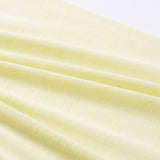 Light Yellow Marl Jersey Knit, Poly-Viscose — photo 3