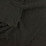 Polyester Stretch Rib Knit Fabric, 224 gsm — Black — photo 3