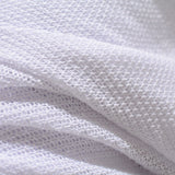 100% Polyester Chunky Knit Fabric, 258 gsm, 148 cm — White — photo 3