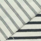 Black Horizontal-Stripe Jacquard, Cotton — photo 3