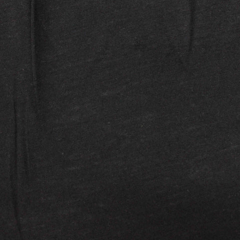 Cotton Viscose Jersey Knit Fabric, 118 gsm, 150 cm — Black