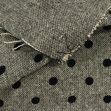Black Dots Woven, Polyester — photo 3