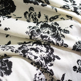 Black Floral Knit, Polyester — photo 3