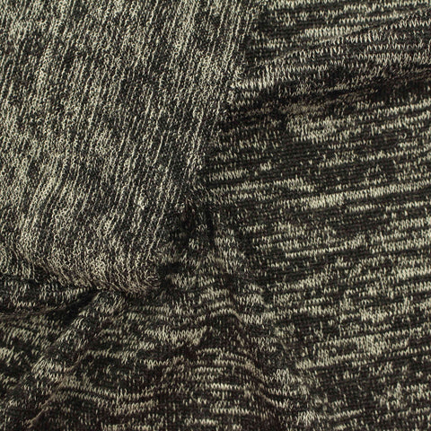 Dark Grey Marl Knit, Poly-Viscose, 185 gsm