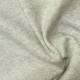 Light Grey Heathered-Marl Rib Knit, Poly-Cotton — photo 3