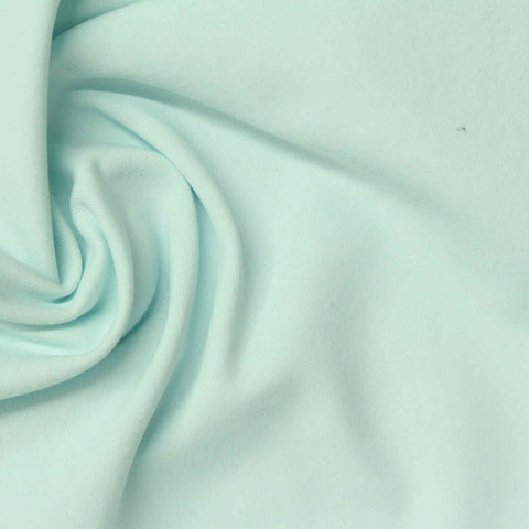 Brushed Polyester Stretch Sateen Fabric, 225 gsm, 165 cm — Green