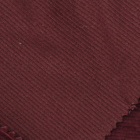 Cotton Polyester Stretch Velvet Fabric, 290 gsm, 130 cm — Red