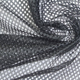 100% Polyester Mesh Fabric, 55 gsm, 160 cm — Black — photo 3