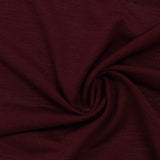 Burgundy Marl Jersey Knit, Polyester — photo 3