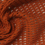 Orange Openwork Chunky Knit, Cotton-Poly — photo 3